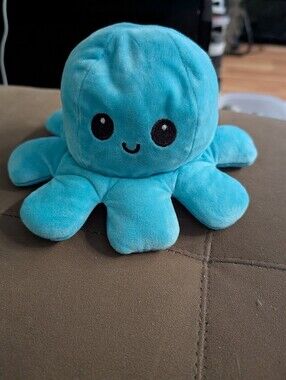 Plush Reversible Octopus Plush Toy - Blue